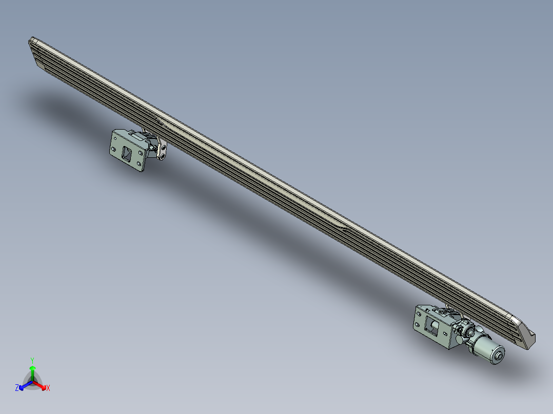 洗墙灯正等轴测图