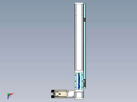 欧规系列-LB6A-L130-S450-BR-ZP40-C3俯视缩略图