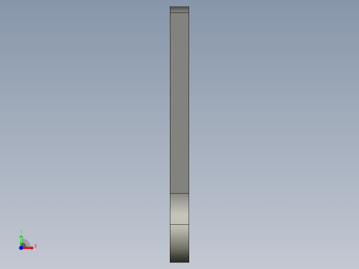 基恩士LV-S31_bracket2_kc图纸模型前视缩略图
