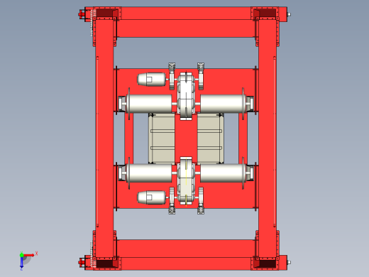 竖井起重机龙门吊俯视缩略图
