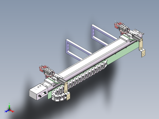 直线移载模组正等轴测缩略图