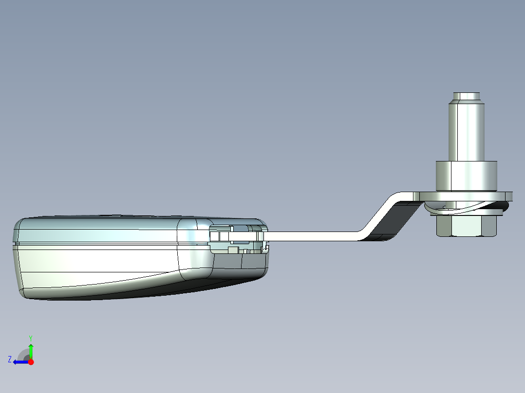 安全带锁扣右视图