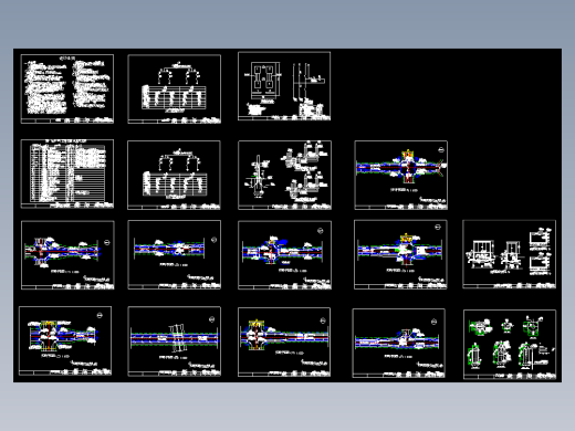 开发区路灯照明竣工图