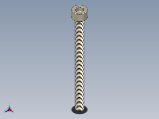 Screw_DIN_912_M6x70F_A2.STEP公制内六角螺钉