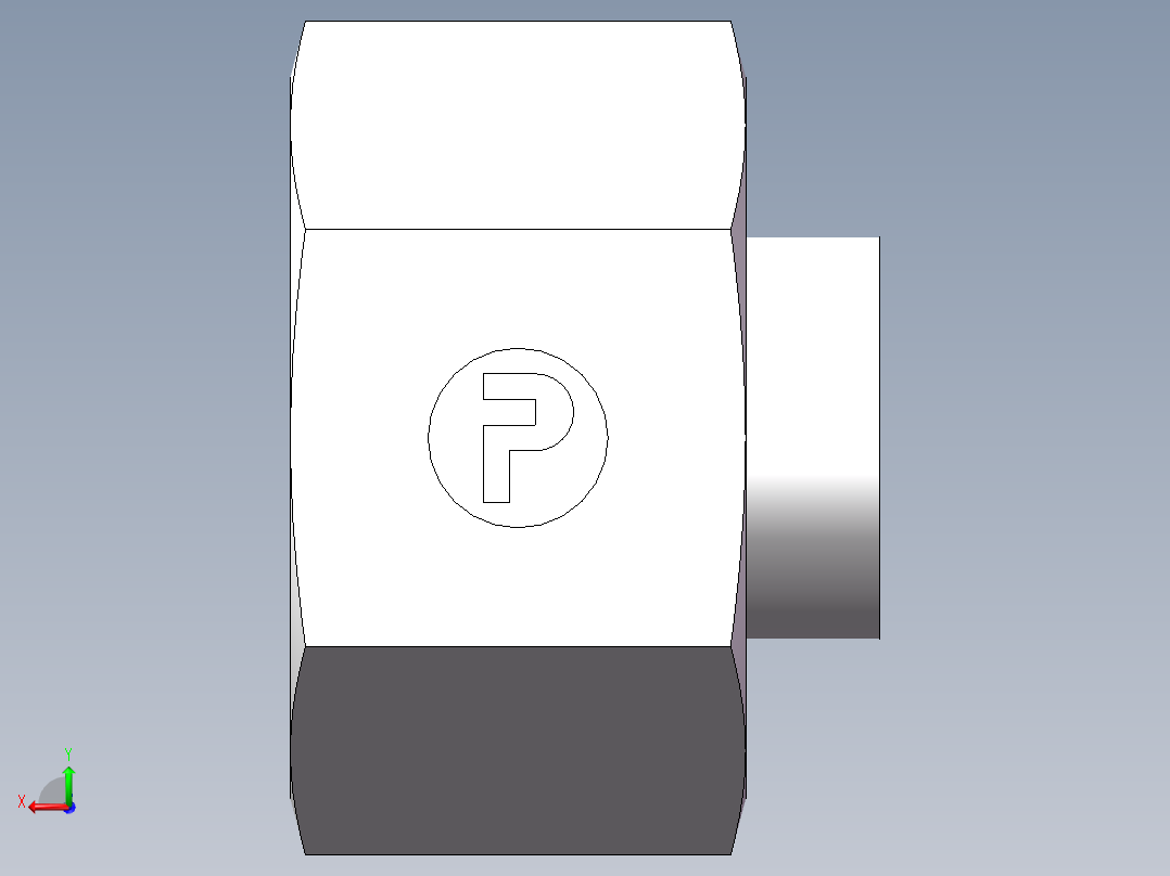 锥孔螺堵、9C-22后视图