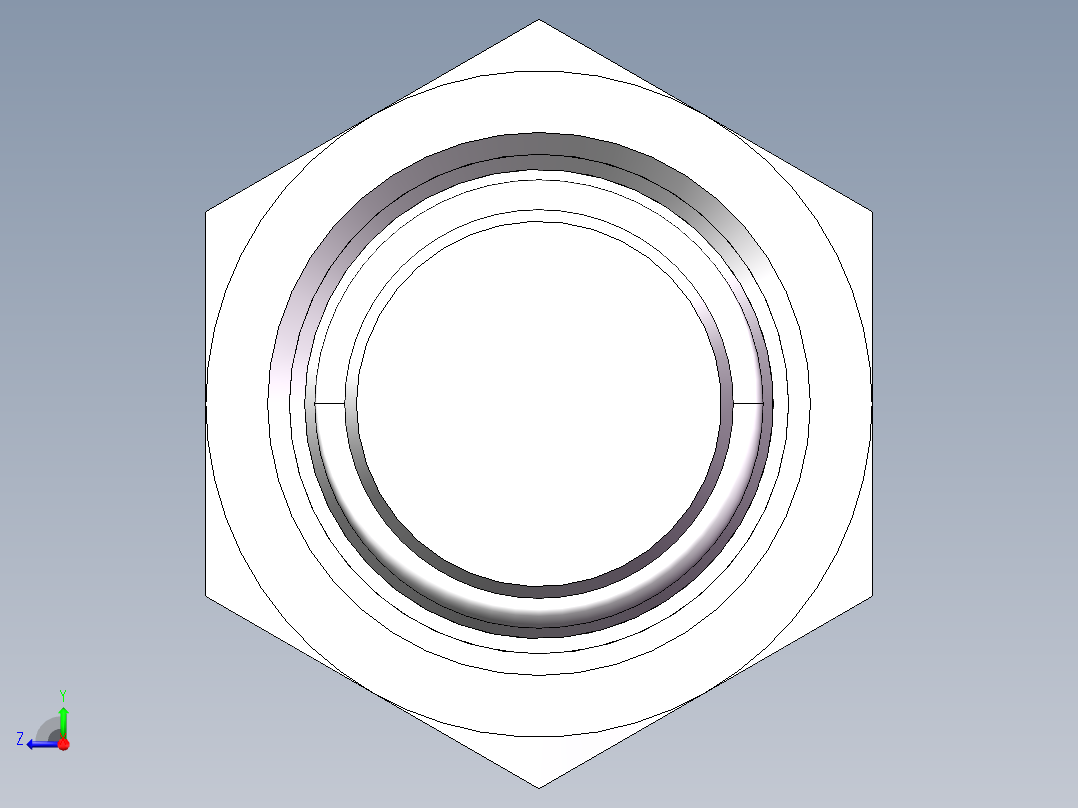 锥孔螺堵、9C-22右视图
