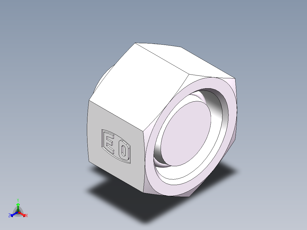锥孔螺堵、9C-22正等轴测图