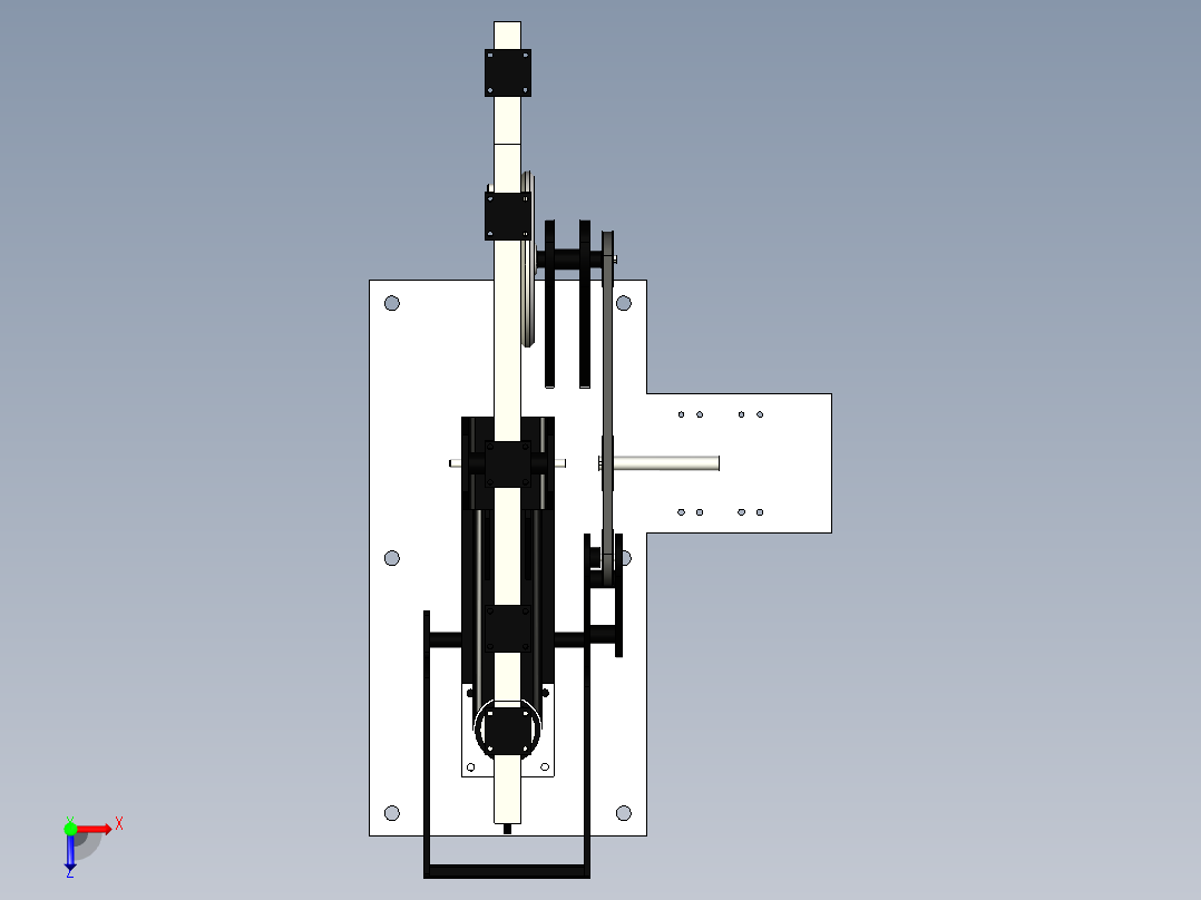 A3003413-自制动力锤俯视图