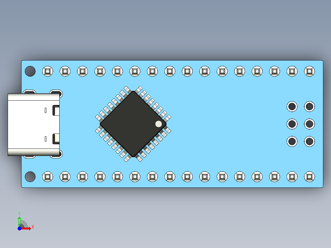 Arduino 纳米 USBC前视图