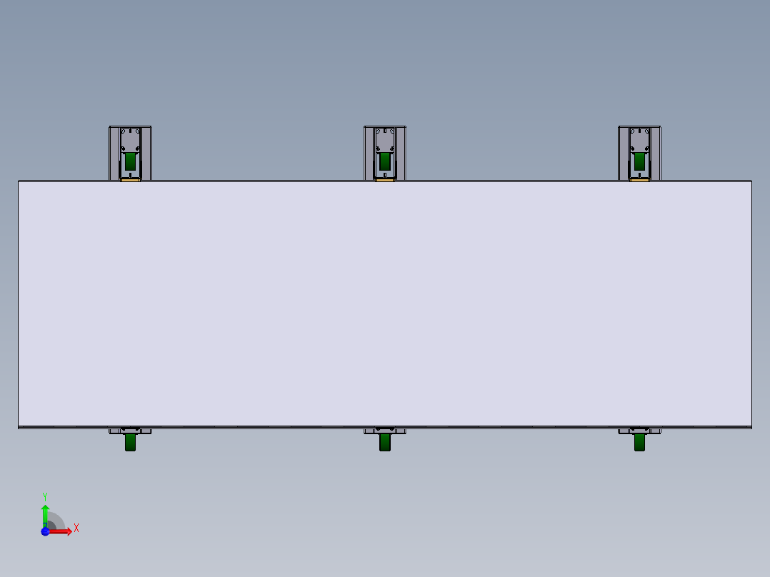 货架、可移动小型超市货架前视图