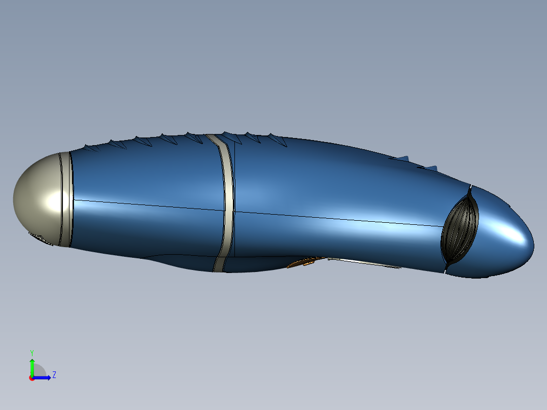 博朗电动剃须刀左视图