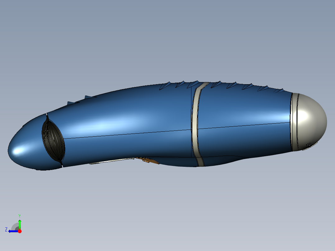 博朗电动剃须刀右视图