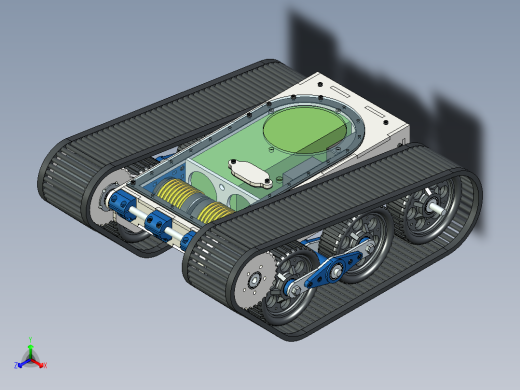 履带式机器人底盘 1805007