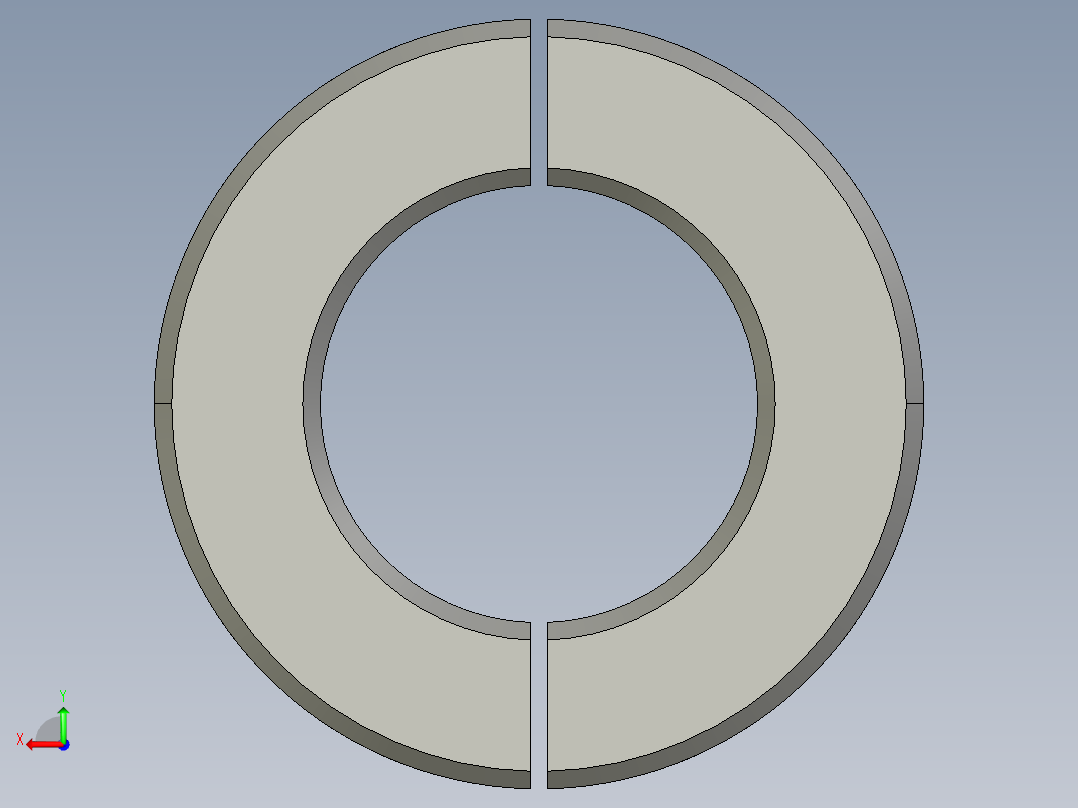 圆形固定轴套H-703后视图