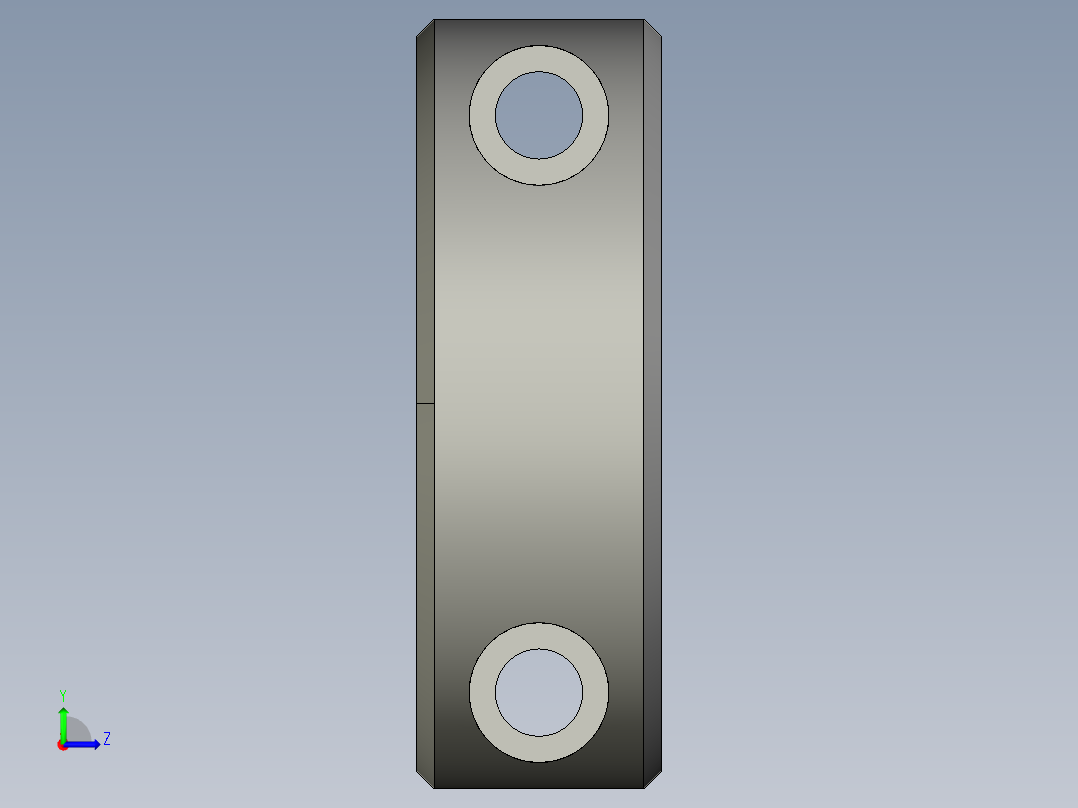 圆形固定轴套H-703左视图
