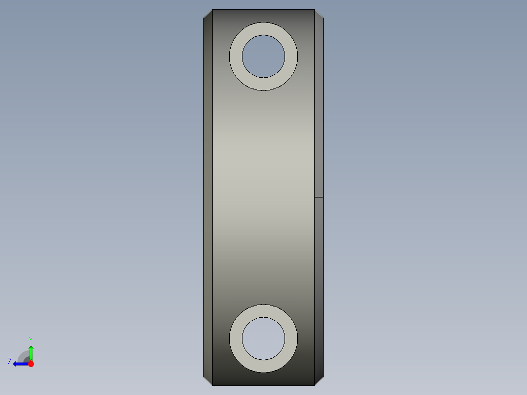 圆形固定轴套H-703右视图