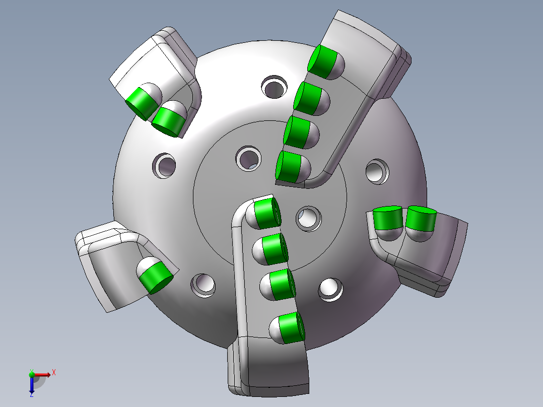 PDC钻头--1693333--50俯视图