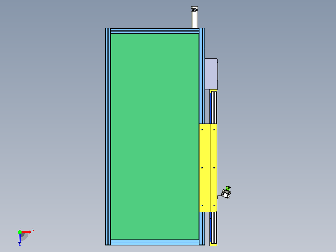 围栏设计俯视图