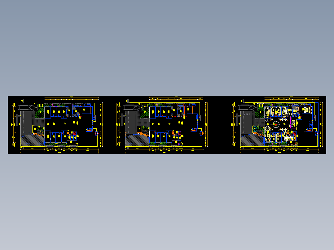 露营民宿度假酒店室内平面布置图施工图