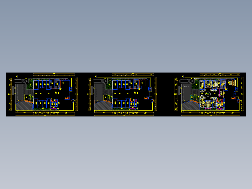 露营民宿度假酒店室内平面布置图施工图