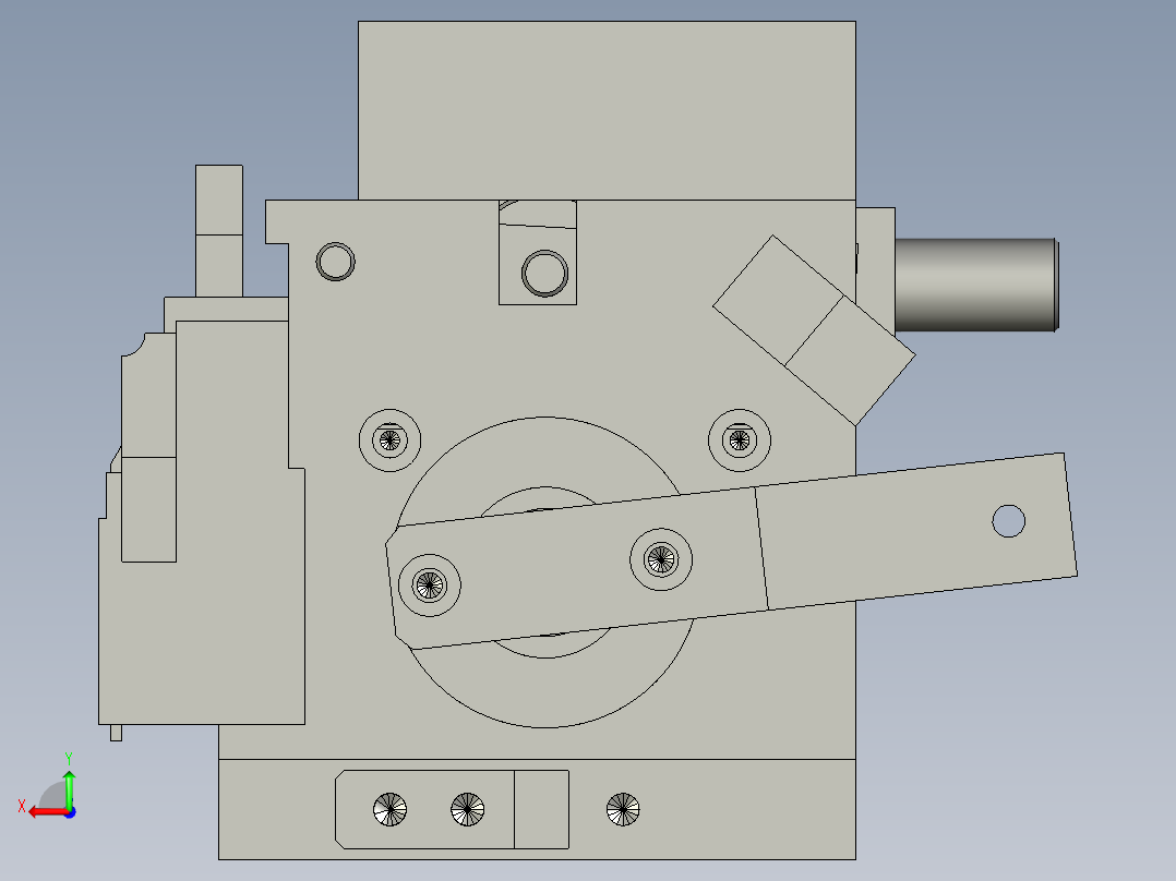TB-05-00右送布机构后视图