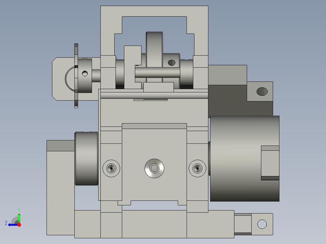 TB-05-00右送布机构右视图