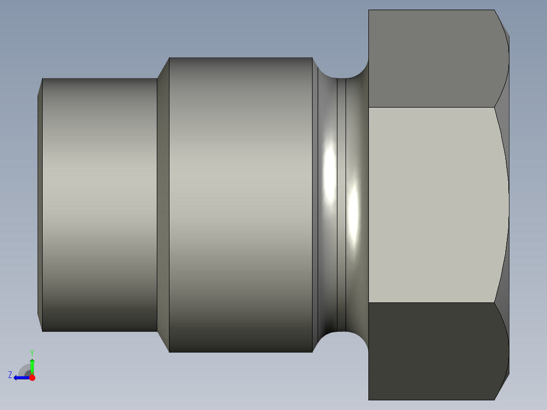 钢丝自动裁切设备产线设计-JBZQ4453-1997高压螺塞(油用)dG134AG12A335右视图