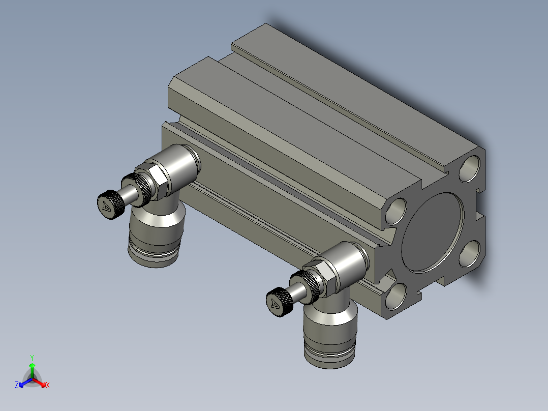 滚轮清洗机-SDA20x50正等轴测图
