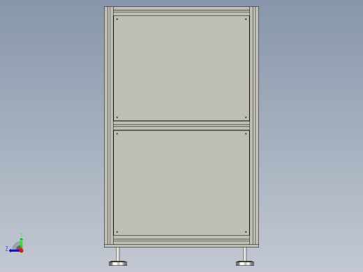 托盘运输的输送装置右视缩略图