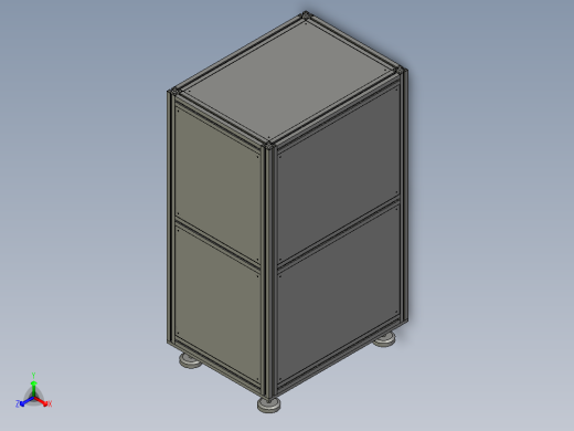 托盘运输的输送装置正等轴测缩略图