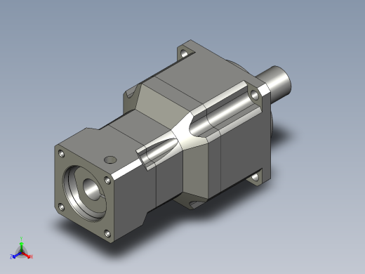 AB060-050-S2-P2减速机正等轴测缩略图