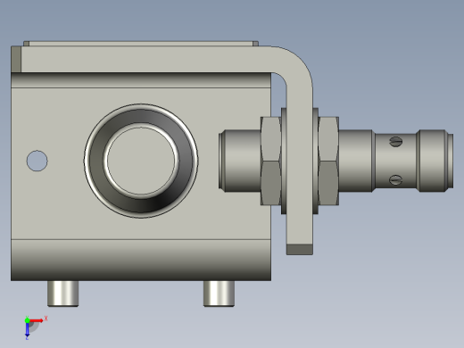 AXB23SS801300-NMT标准-防坠销支架组件俯视缩略图