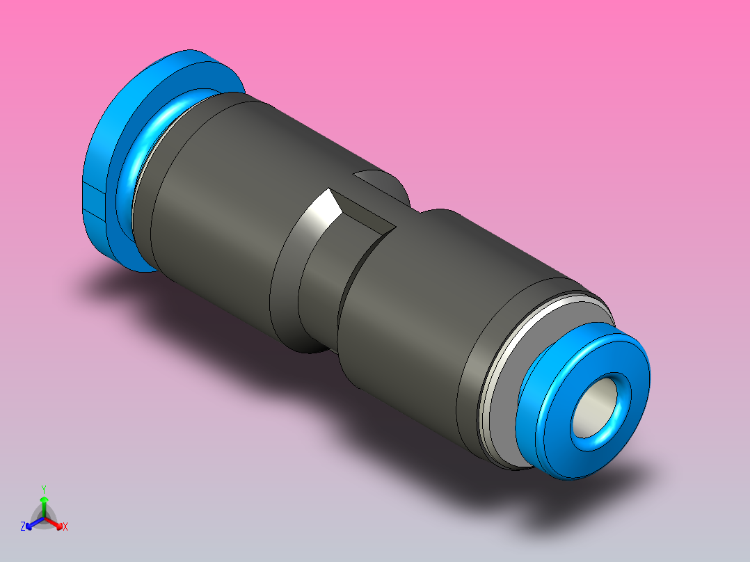 快插接头QSM-3-2主视图