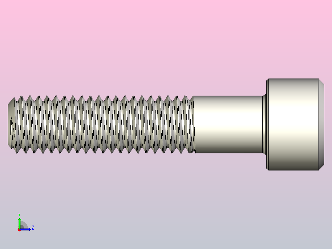 DIN_EN_ISO_4762_M10x45.ipt内六角螺钉左视图