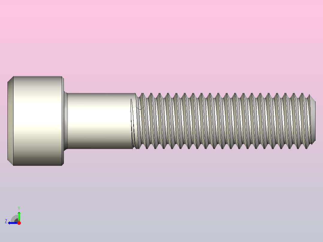 DIN_EN_ISO_4762_M10x45.ipt内六角螺钉右视图