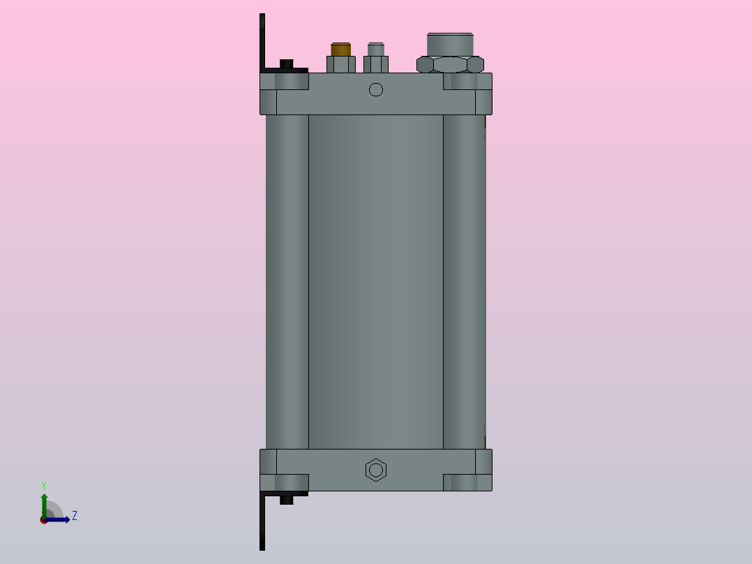 COM型油雾式气动注油机[COM-01]左视图