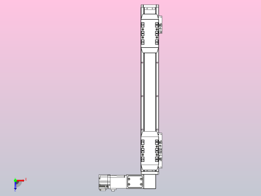 皮带直线轴双滑块型TPA-GCBS-50-P42-L100-DR-M10-N3俯视缩略图