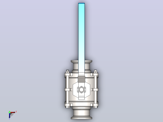 DQP-01手动卡式球阀[DQP-01-DN40]俯视缩略图