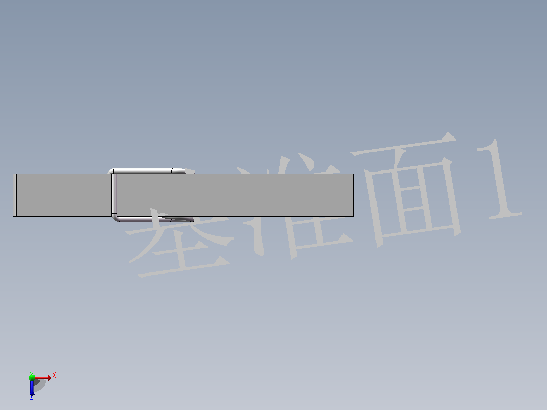 木夹子俯视图