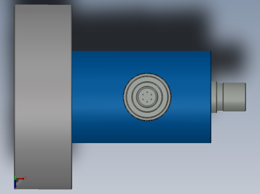 TQ-664F1-1系列扭矩传感器[0-0.2.0.5.1.2.3.5.10N.m]俯视图