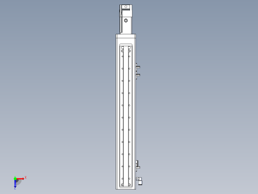 ACH6-BC-300-100W伺服电机ACH6 螺杆驱动 直线滑台模组俯视缩略图