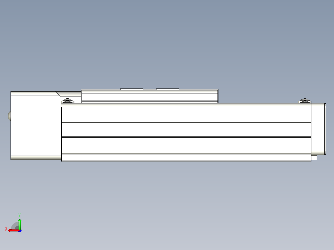 IAI电缸电动滑台RCS2-SA5R-I-20-12-50-T1-P-ML-1100后视图