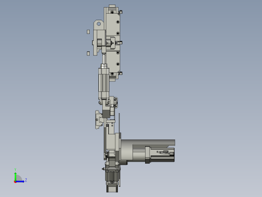 电机转子装配夹具左视缩略图