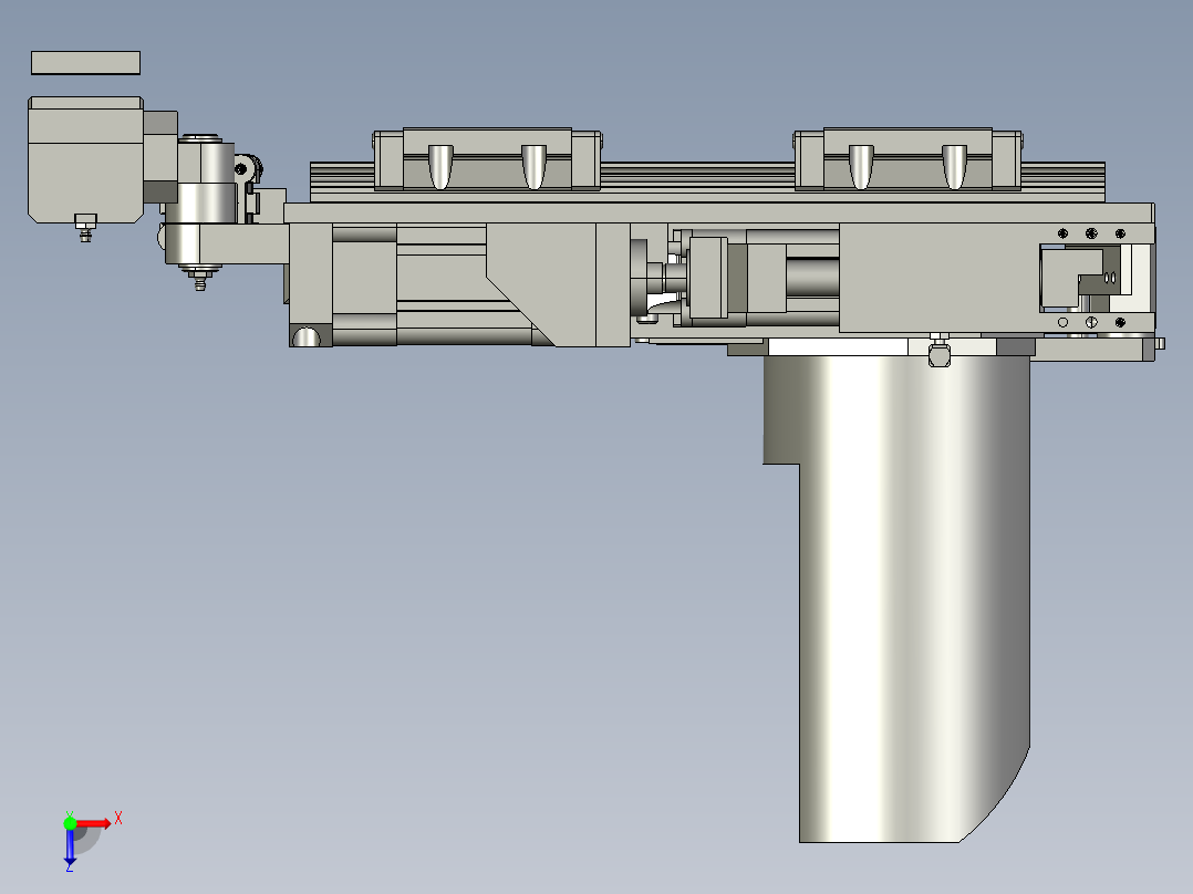 电机转子装配夹具俯视图