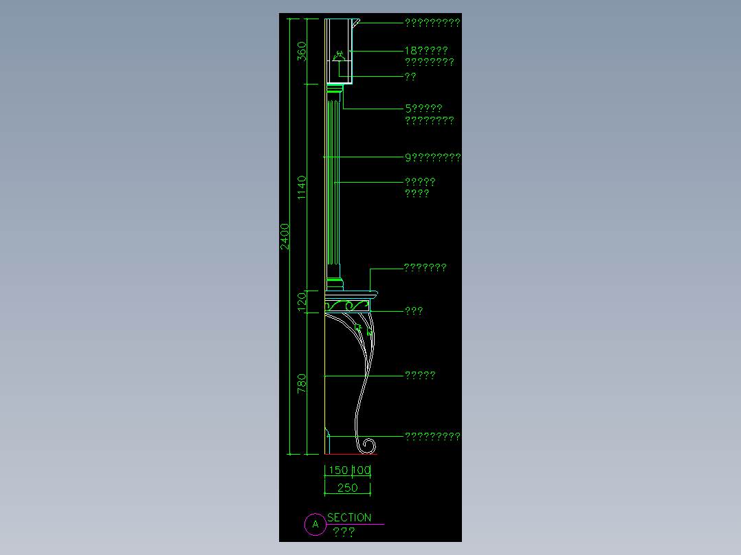 家装类CAD图块(五)-FH01066A