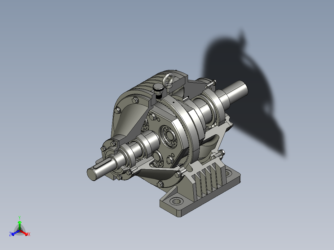 一款行星齿轮的SW3D模型