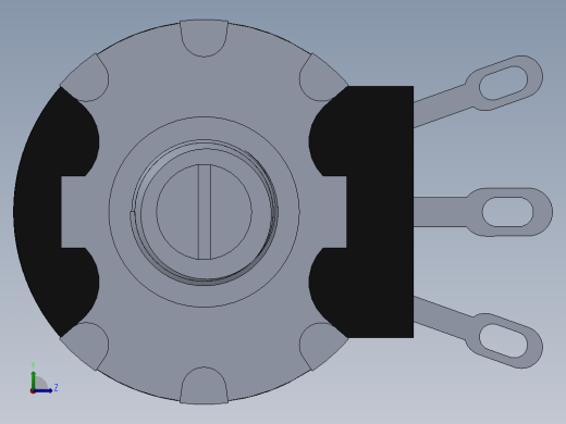 开关选择器设计左视缩略图