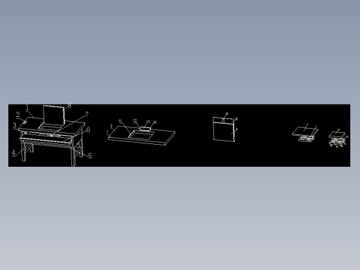 一种基于X型升降台的翻盖式多功能课桌