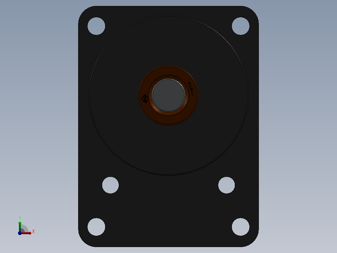 气动隔膜泵前视图