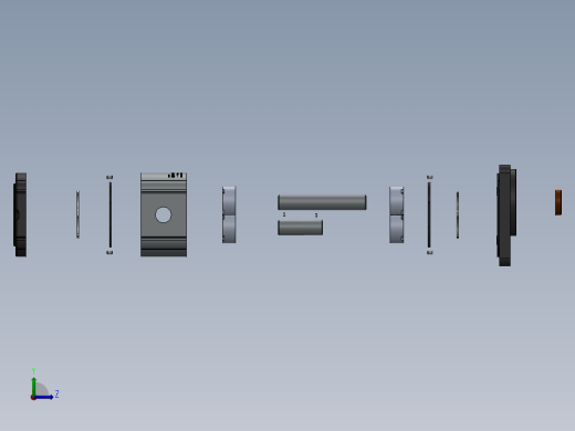 气动隔膜泵左视缩略图